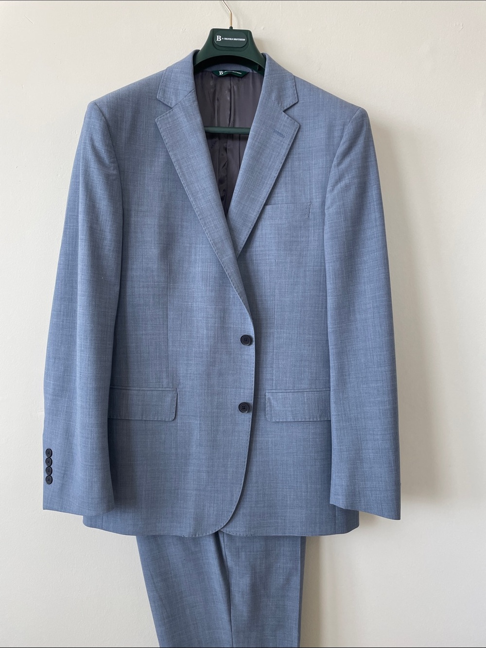 Brooks Brothers Light Blue Two-Piece Suit